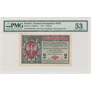 2 mkp 1916 jenerał - B - unikatowa odmiana - PMG 53