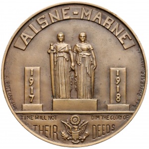 Francja, Medal Pomnik amerykański Chateau-Thierry