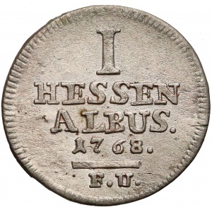 Niemcy, Hessen-Kassel, 1 albus 1768 - mała data