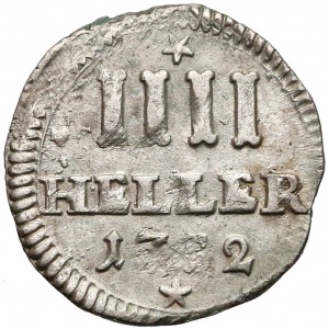 Germany, Hessen-Cassel, 4 heller 1732