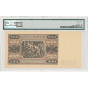 500 złotych 1948 - AC - PMG 64
