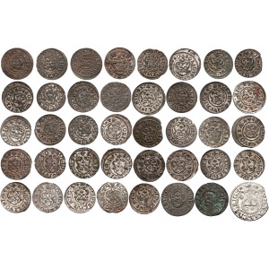 Ryga, Krystyna, kolekcja szelągów 1636-1655 (40szt)