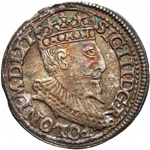 Zygmunt III Waza, Trojak Olkusz 1596 - M D LIT