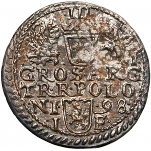 Zygmunt III Waza, Trojak Olkusz 1598 - POLONI