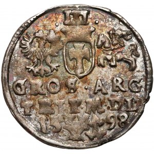 Zygmunt III Waza, Trojak Wilno 1598 - mała kryza