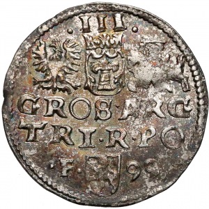 Zygmunt III Waza, Trojak Wschowa 1599 - bez kokardy