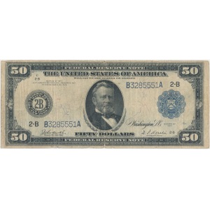 USA, Large Size 50 dollars 1914
