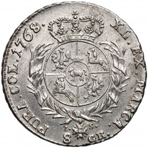 Poniatowski, Dwuzłotówka 1768 IS