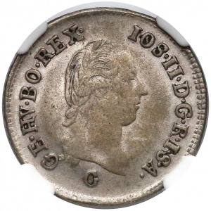 Austria, Joseph II, 3 kreuzer 1783-G - NGC VF35