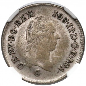 Austria, Józef II, 3 krajcary 1783-G - NGC VF35