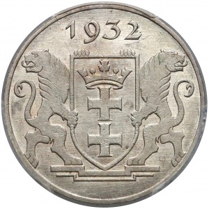 Wolne Miasto Gdańsk, 2 guldeny 1932 - PCGS MS62