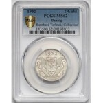 Wolne Miasto Gdańsk, 2 guldeny 1932 - PCGS MS62