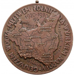 1930r. Medal Józef Piłsudski - Geniuszem Wodza...