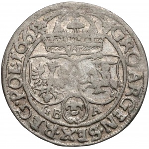 Jan II Kazimierz, Szóstak Lwów 1661 GBA