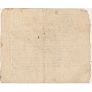Potwierdzenie zapłaty Dziesięciny z Dóbr Ziemskich 1798