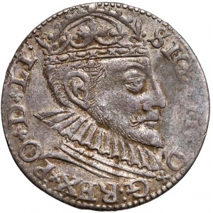 Zygmunt III Waza, Trojak Ryga 1590 - duża głowa (R2)
