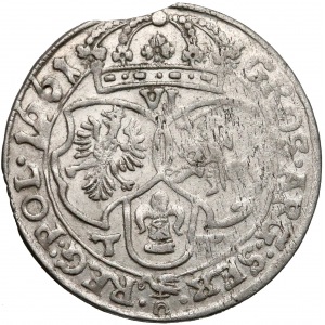 Jan II Kazimierz, Szóstak Bydgoszcz 1661 TT - SVE..