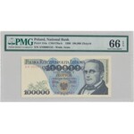 100.000 złotych 1990 - AN 0000123 - PMG 66 EPQ