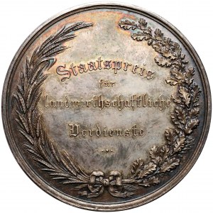 Austria, Medal nagrodowy za zasługi dla rolnictwa 1872