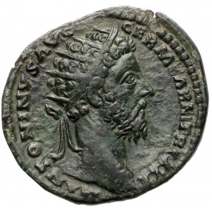 Marek Aureliusz, Dupondius Rzym 176-177 - b. ładny