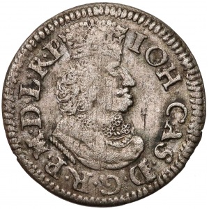 Jan II Kazimierz, Dwugrosz Gdańsk 1651 - prosty kartusz