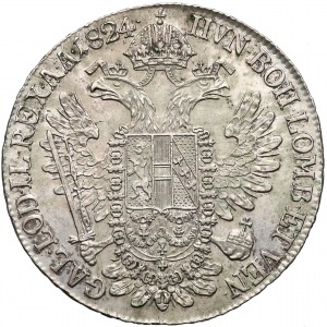 Austria, Transylvania, Franz I, Halfthaler 1824-B