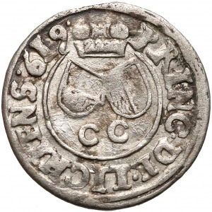 Karol von Liechtenstein, 3 krajcary Opawa 1619 CC