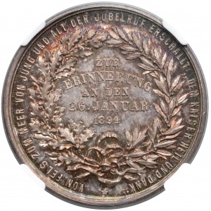 Niemcy, Medal Bismarck 1894 - NGC PF65