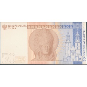 PROJEKT banknotu 50 zł 2004 na wejście Polski do UE - Św. Wojciech