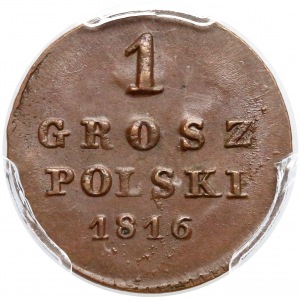 1 grosz polski 1816 IB - piękny