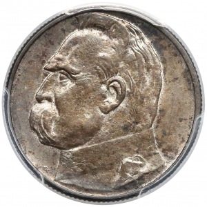 Piłsudski 2 złote 1934 - PCGS MS62