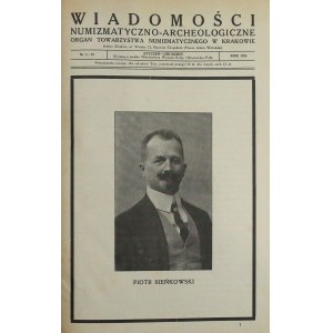 Wiadomości Numizmatyczno-Archeologiczne Rocznik 1925