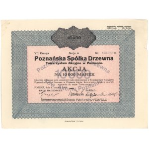 Poznańska Spółka Drzewna, Em.7, 10.000 mk 1923 
