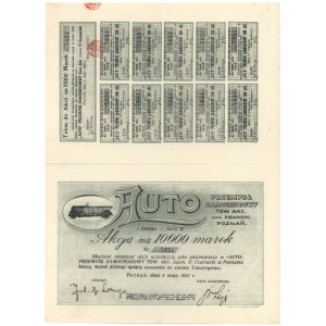 AUTO Przemysł Samochodowy, Em.1, 10.000 mk 1923