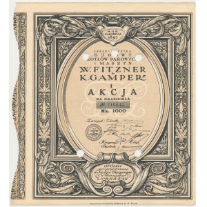 W. FITZNER i K. GAMPER, 1.000 mk