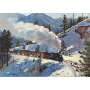 Małgorzata Gidel (ur. 1995 r.), Winter Train II, 2021 r.