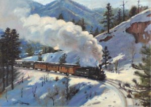 Małgorzata Gidel (ur. 1995 r.), Winter Train II, 2021 r.