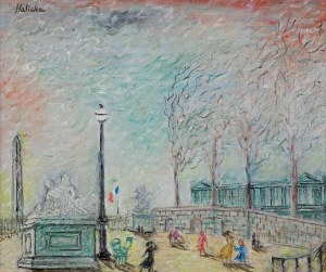 Alicja HALICKA (1889-1974), PARYŻ. OGRODY TUILERIES