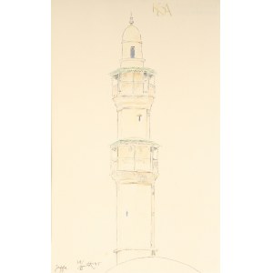 Wlastimil HOFMAN (1881-1970), Minaret w Jafie (1945)