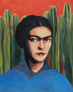 Katarzyna Doroba, Frida i kaktusy, 2021