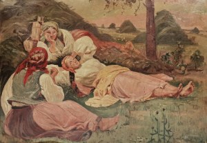 Wincenty WODZINOWSKI (1866-1940), Odpoczynek żniwiarek