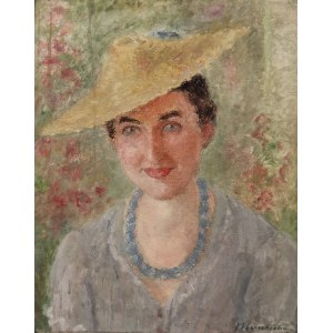 Janina SÜSSLE-MUSZKIETOWA (1903-1956), Portret w promieniach słońca