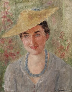 Janina SÜSSLE-MUSZKIETOWA (1903-1956), Portret w promieniach słońca