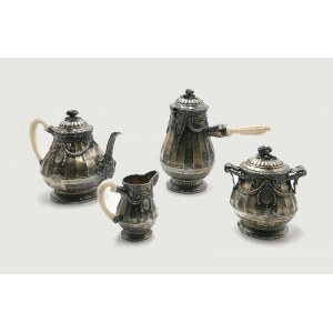 PUIFORCAT (czynni od 1820), Komplet do kawy i herbaty