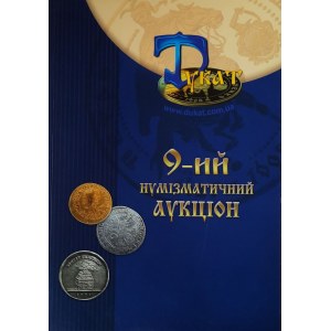 Katalog aukcyjny, 9 aukcja Dukat Kijów, 2008 r. (dużo Polski i Rosji)