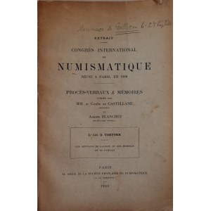 Kongres numizmatyczny Paryż 1900, monety z terenów Galicji pod panowaniem rzymskim