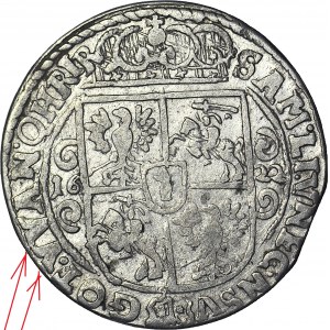 R-, Zygmunt III Waza, Ort Bydgoszcz 1622, błąd VVAN (zamiast VAN), Szatalin R6, rzadki