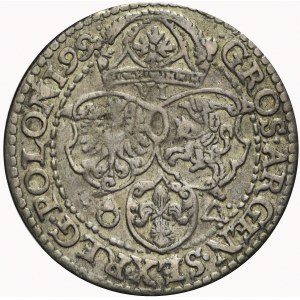 R-, Zygmunt III Waza, Szóstak 1599, Malbork, duża głowa