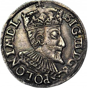 Zygmunt III Waza, Trojak 1594, Olkusz, piękny