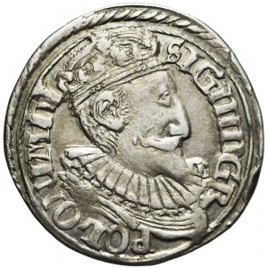 Zygmunt III Waza, Trojak 1597, Olkusz, ciekawy